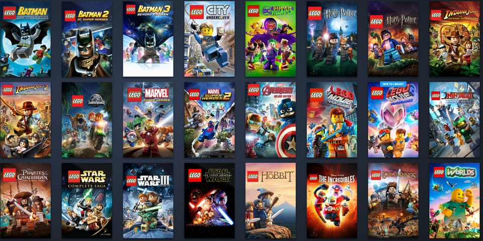 🧩 LEGO Video Games (Any Title)